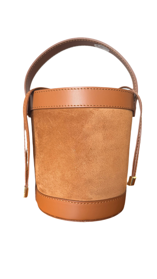 Bauletto scamosciato cuoio