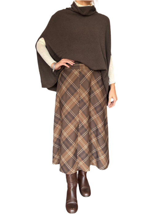 Maglione manta cioccolato