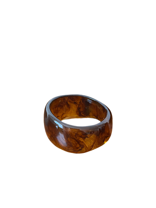 Bracciale bangle ambra
