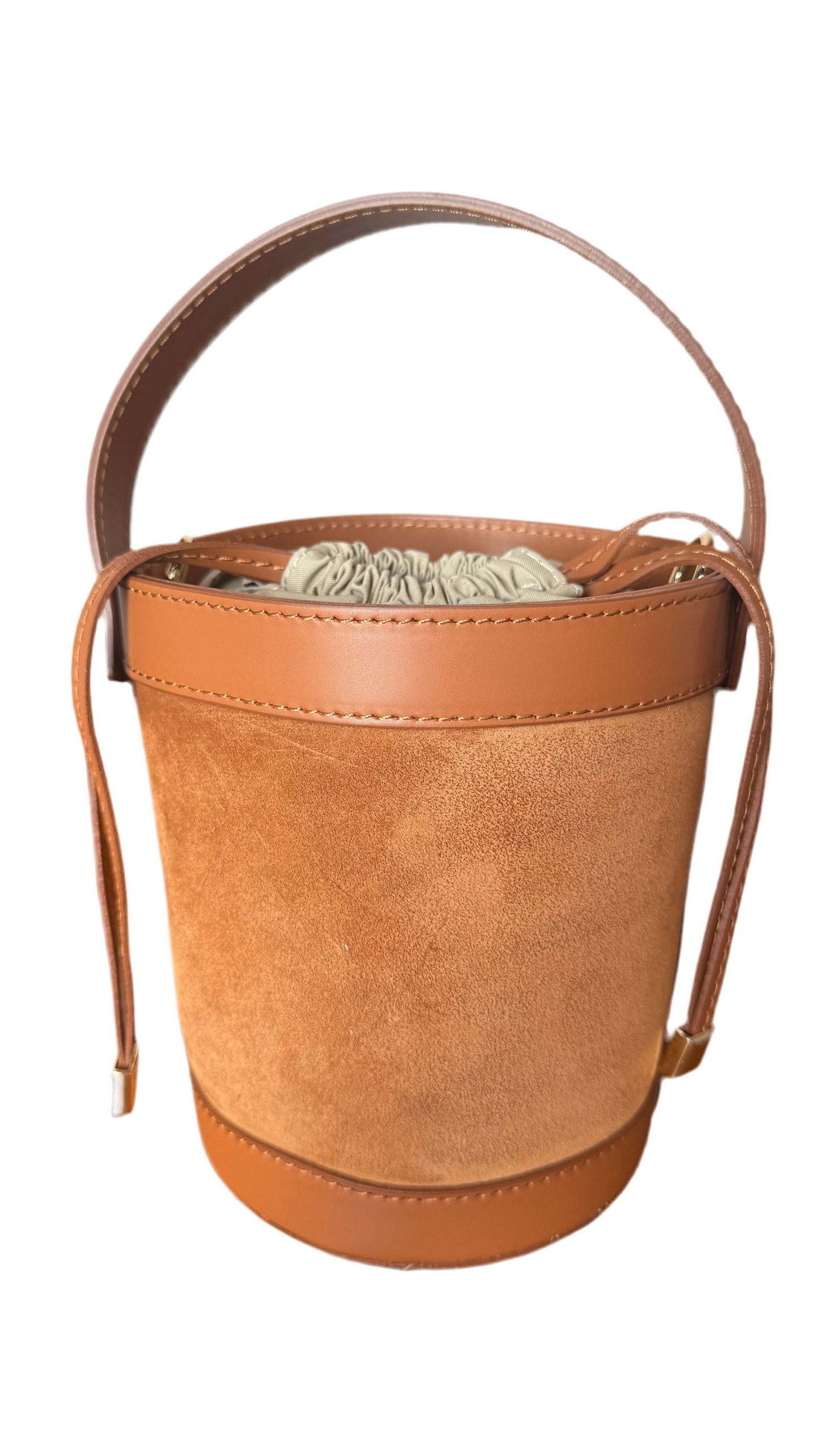 Bauletto scamosciato cuoio