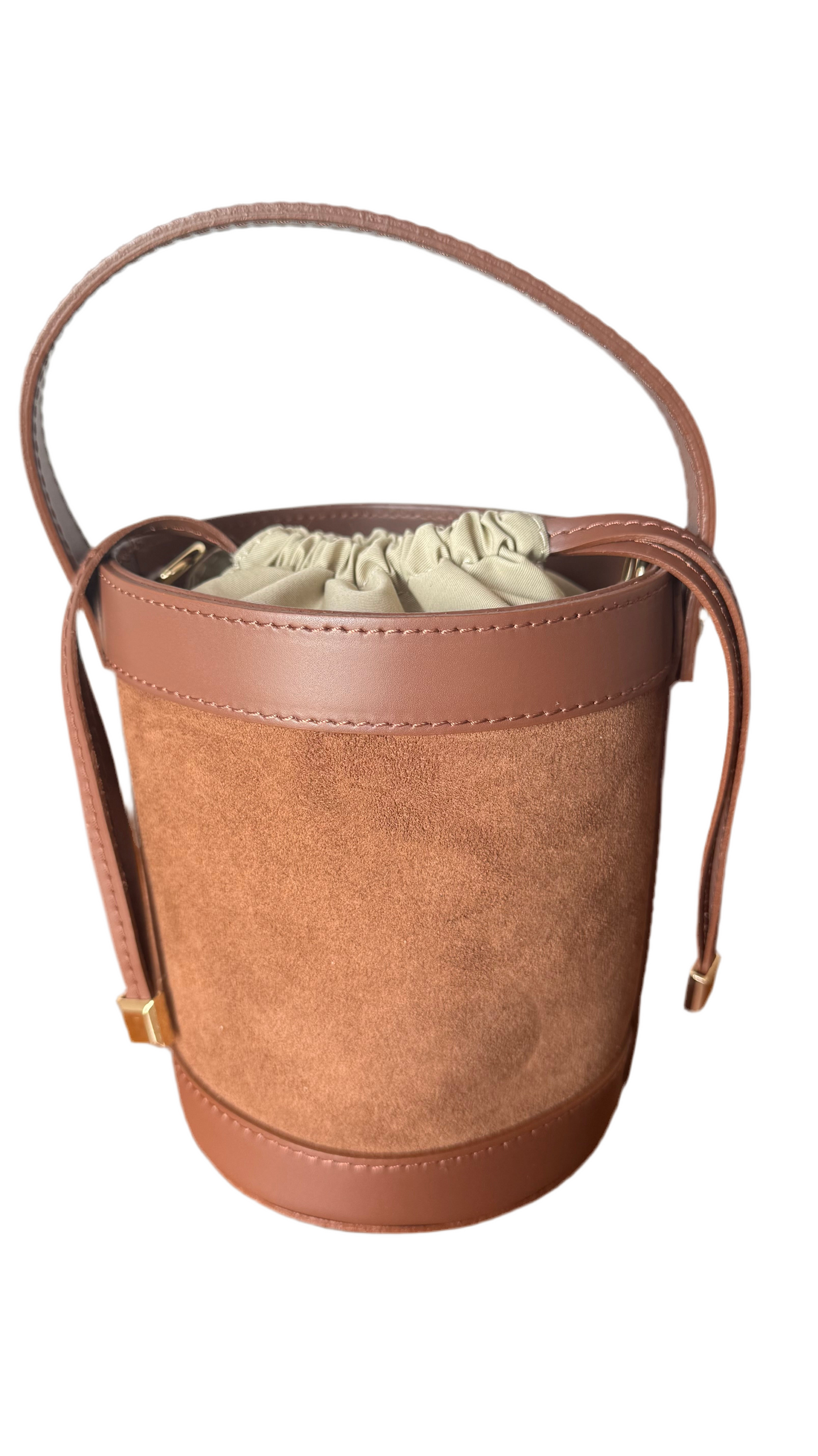 Bauletto scamosciato cioccolato