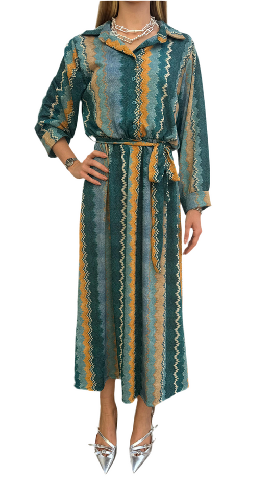 Abito Safari urbano blu