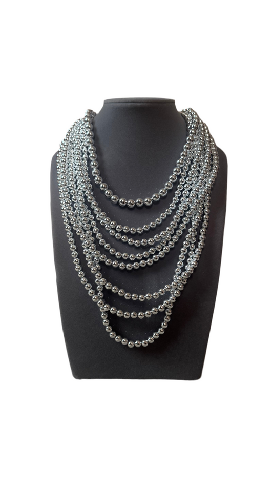 Collana cascata d’argento