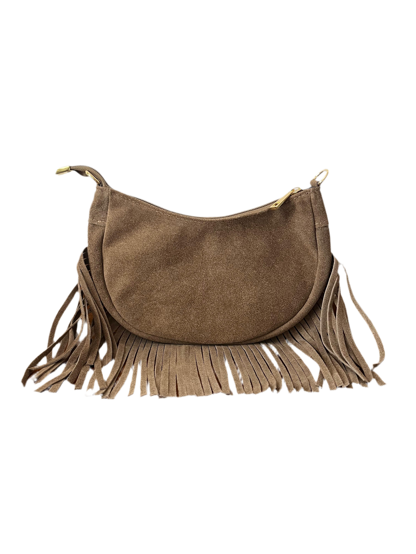 Borsetta scamosciata taupe