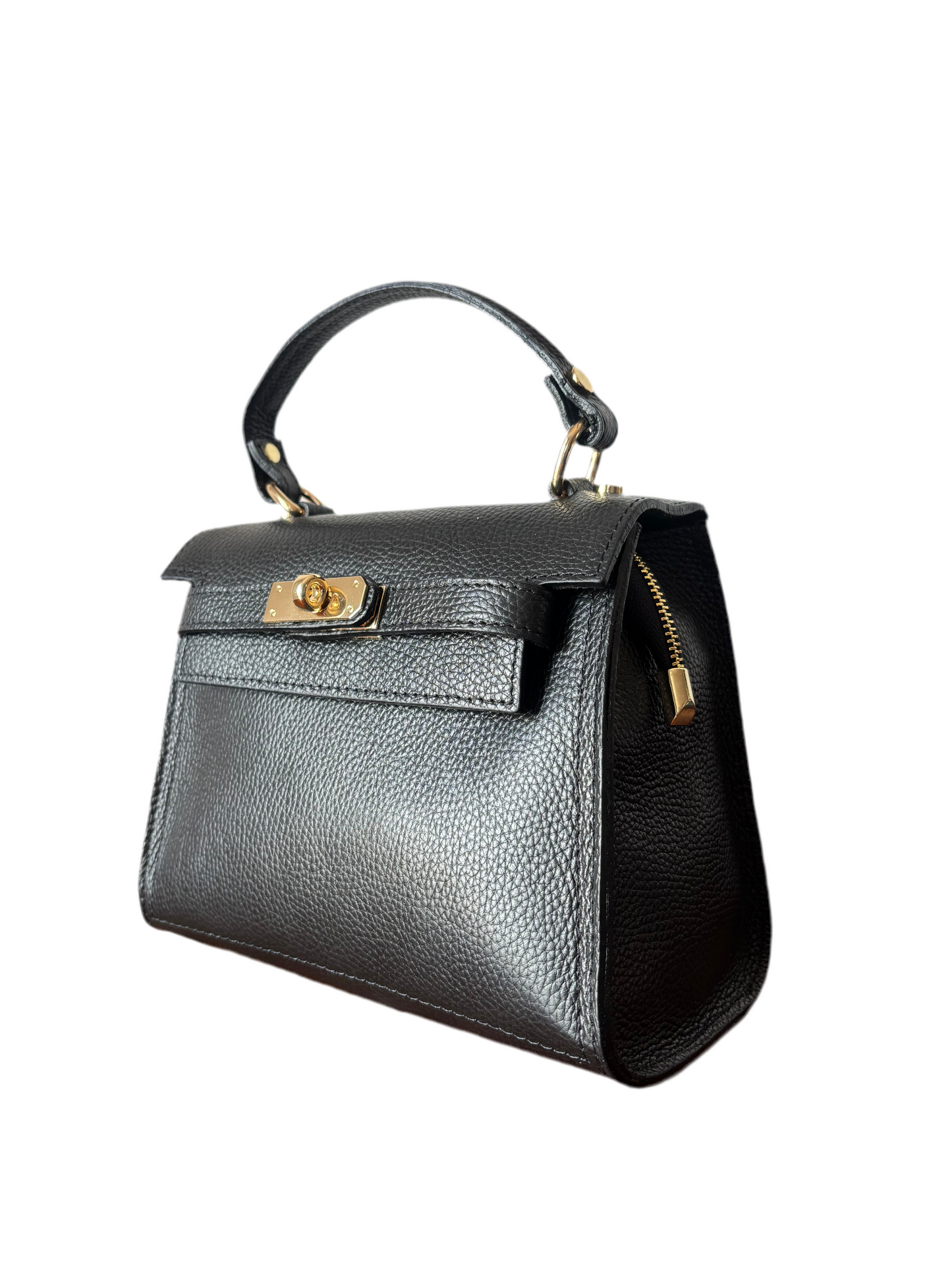 Borsa vera pelle nera