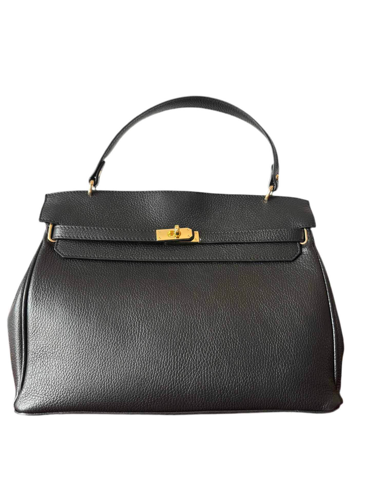 Maxi bag vera pelle martellata